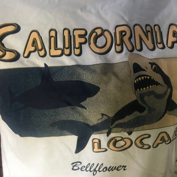 California Local “Bellflower” Graphic T-Shirt – White | Sizes S & XL | Brand New - Picture 2 of 2